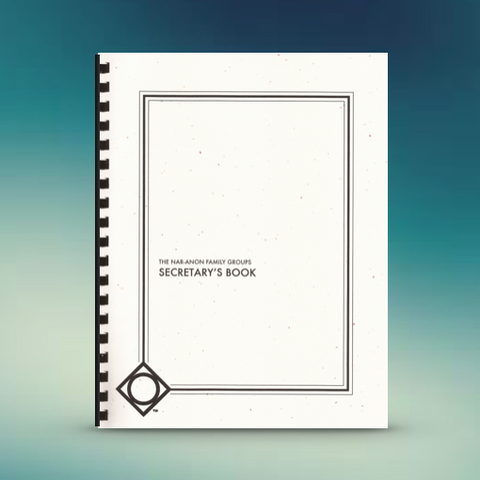 Nar-Anon Secretary’s Book (For Meeting Records)