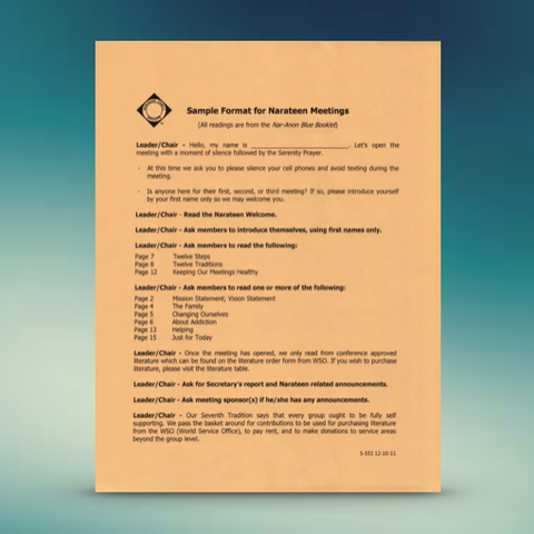 Narateen Sample Meeting Format