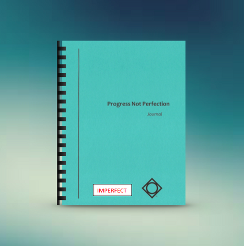 Progress Not Perfection Journal Comb or Soft Bound- Imperfect