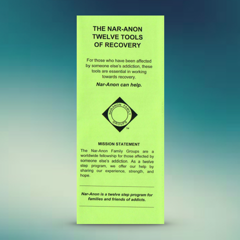 The Nar-Anon Twelve Tools of Recovery